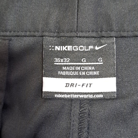 Nike Black Dress Pants Straight Leg - Picture 3 of 11